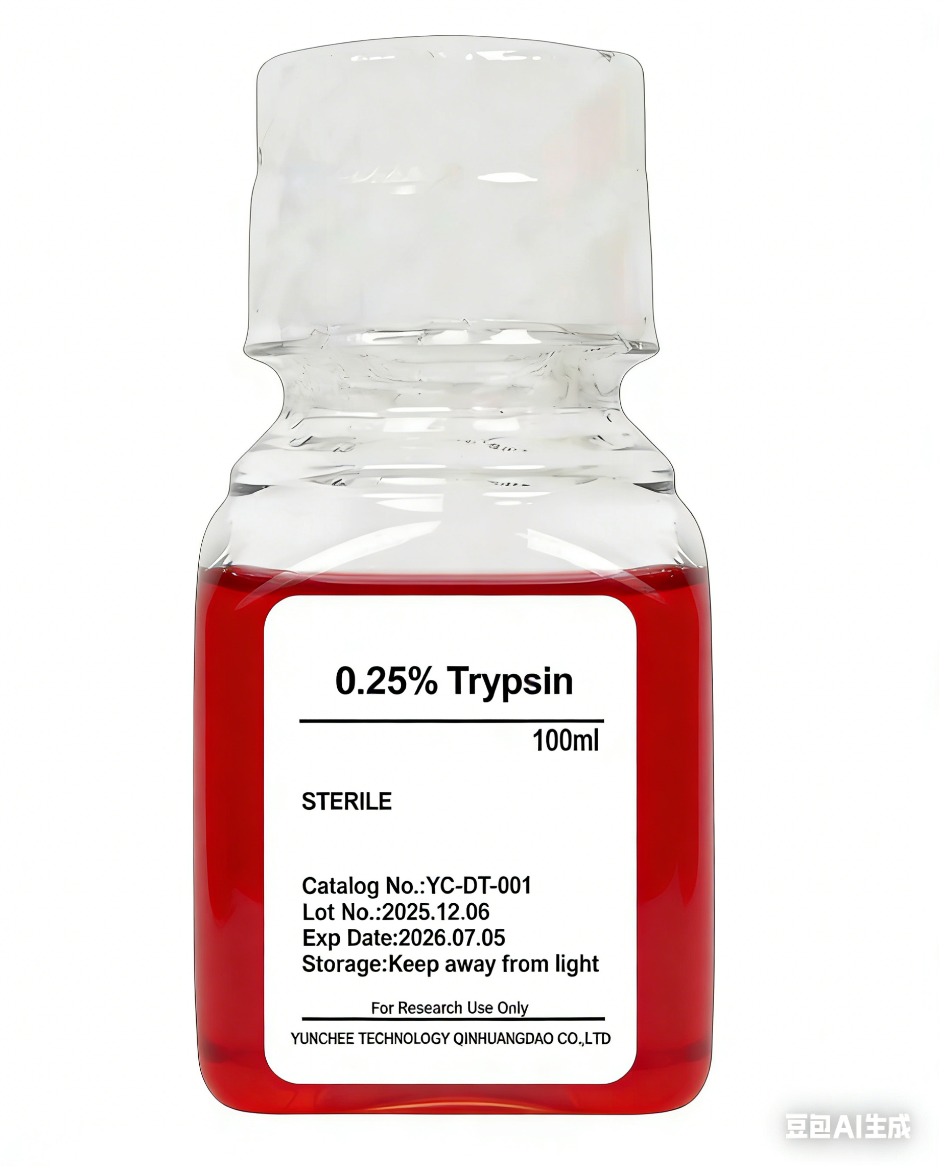 0.25% Trypsin with EDTA (D-Hank's)